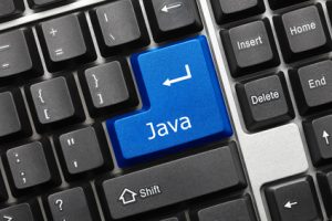 Image of Java on computer keyboard